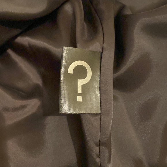 VEDA Black Leather Button-Up Mini Skirt. Size S-M - Picture 3 of 8